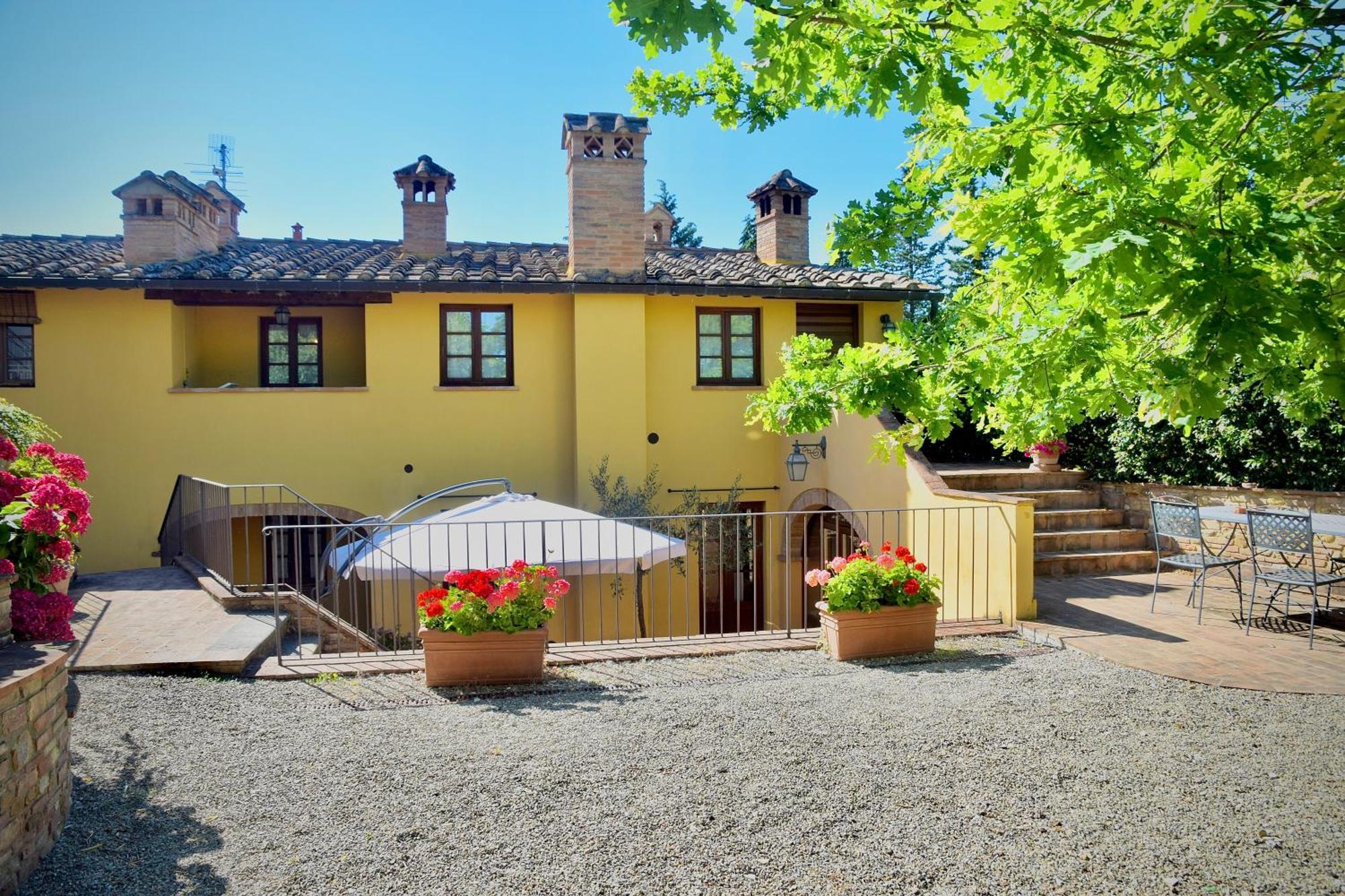 Апартаменти Relax In Chianti Il Borgo 7 Монтеспертолі Екстер'єр фото