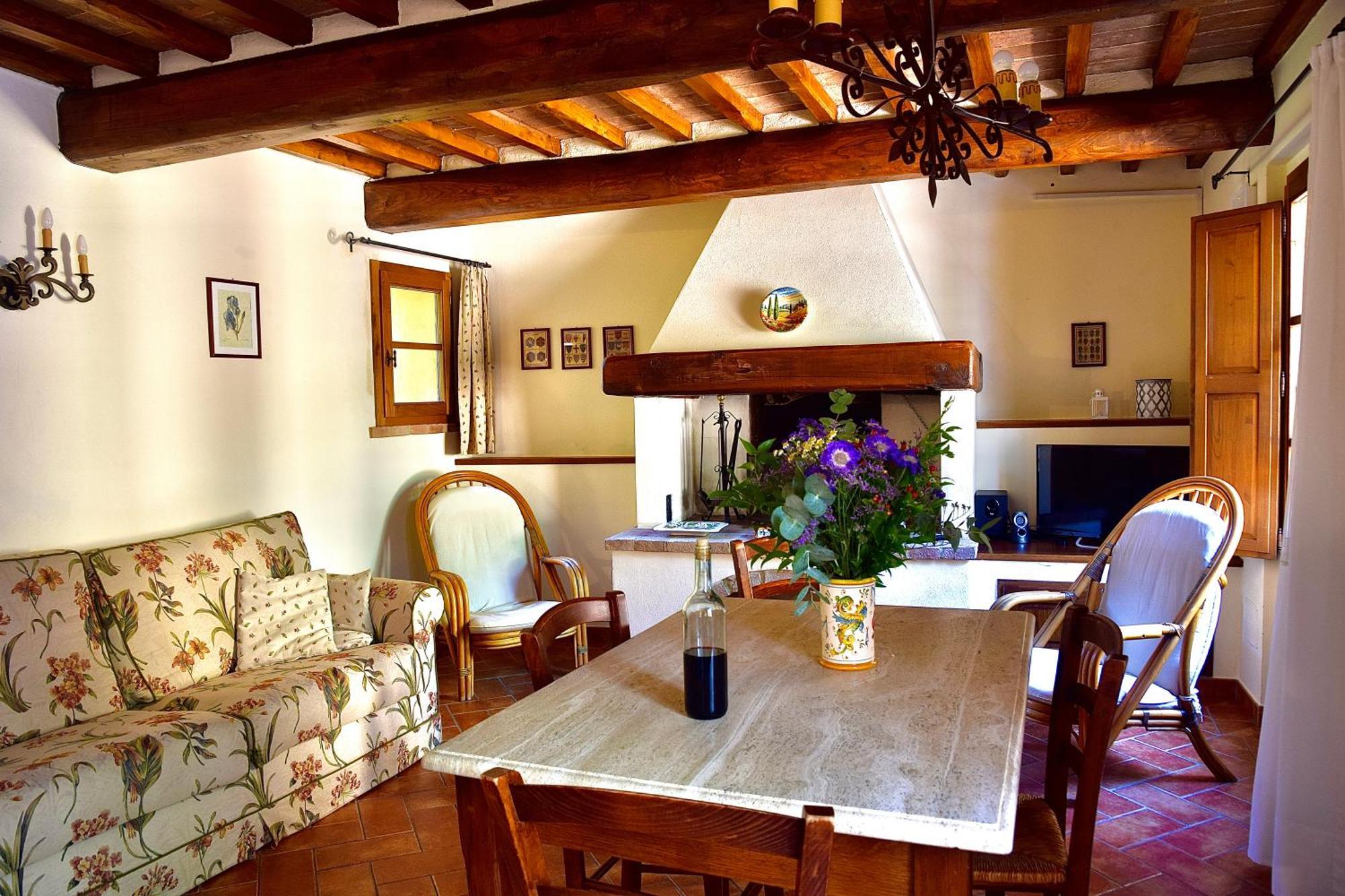 Апартаменти Relax In Chianti Il Borgo 7 Монтеспертолі Екстер'єр фото