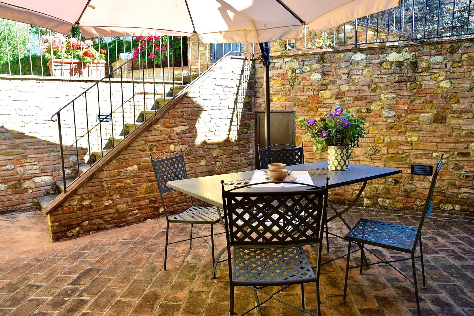 Апартаменти Relax In Chianti Il Borgo 7 Монтеспертолі Екстер'єр фото