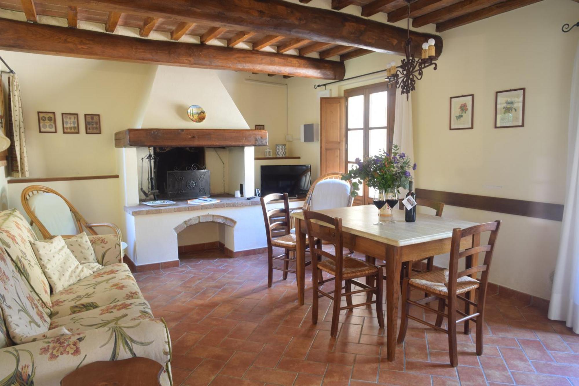 Апартаменти Relax In Chianti Il Borgo 7 Монтеспертолі Екстер'єр фото